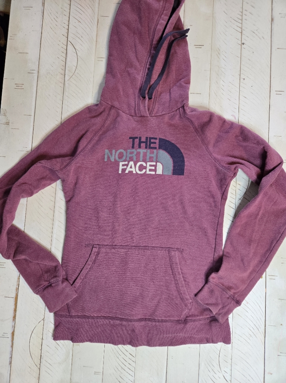 The North Face Pink Hoodie Pullover Logo Front Women’s XS